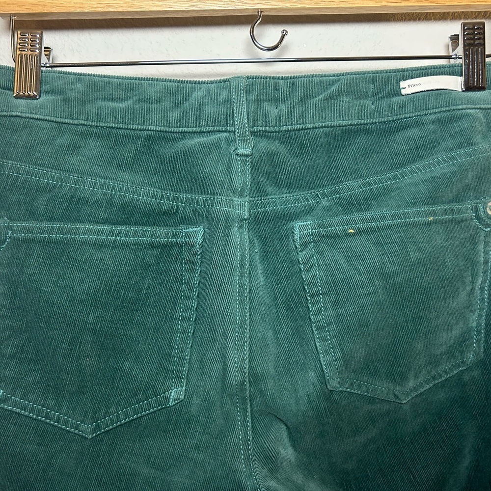 Pilcro Size 26 Corduroy High Rise Skinny Jeans Forest Green by Anthropology - Picture 13 of 14